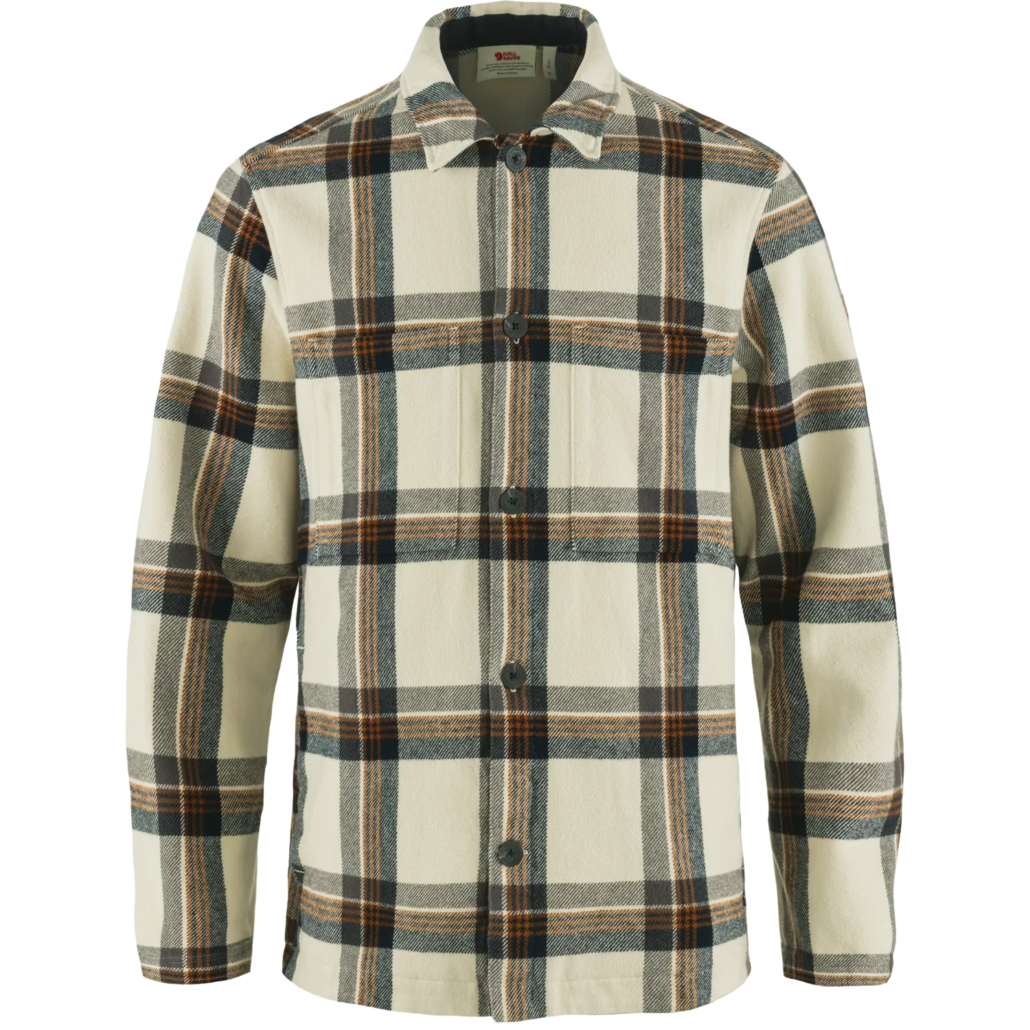 singi flannel overshirt m 12600226 113 555 a main fjr