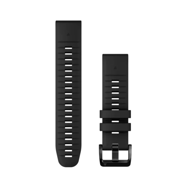 garmin óraszíj 22 mm fekete szilikon (quickfit)