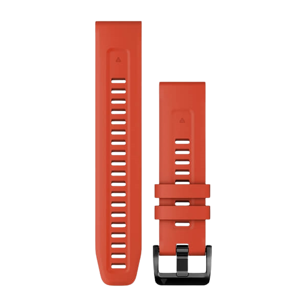 garmin óraszíj 22 mm lángvörös szilikon (quickfit) (fenix 7)