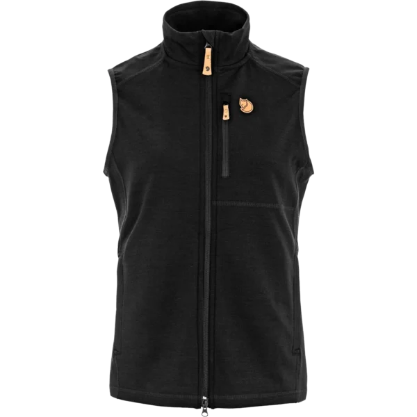 keb fleece vest w 550 black, xs