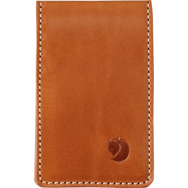 Övik card holder large 249 leather cognac