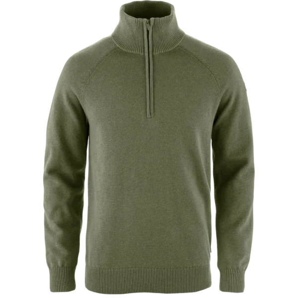 Övik lite half zip m 625 laurel green, xs