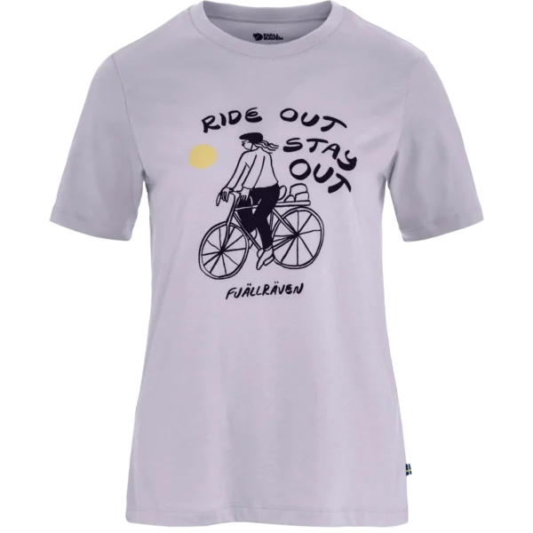 hoja iväg t shirt w 452 lavender mist, xxs