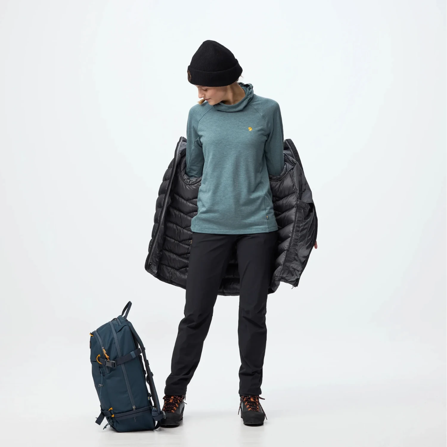 bergtagen midlayer hoodie w
