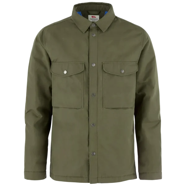 Övik down shirt jacket m 625 laurel green, l