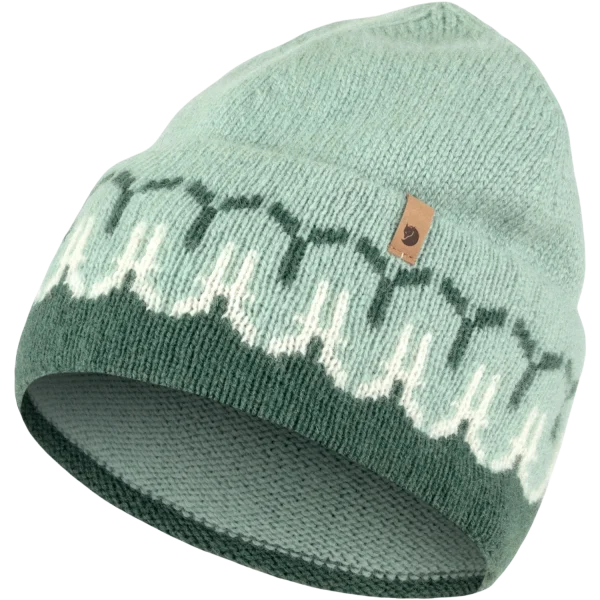 Övik path knit beanie 679 674 deep patina misty green